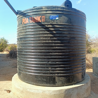Rainwater catchment system at Kyandii  Primary School