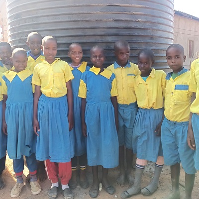 Students at Kyandii Primary SChool