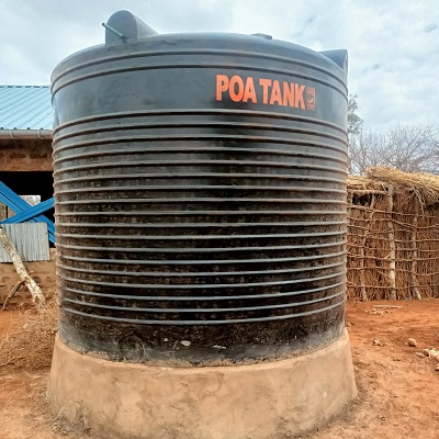 Rainwater catchment system at Kiange Primary School 