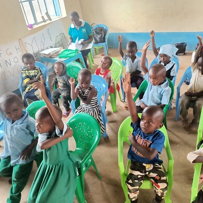 Health and Hygiene Training participants at Kalilii ECDE