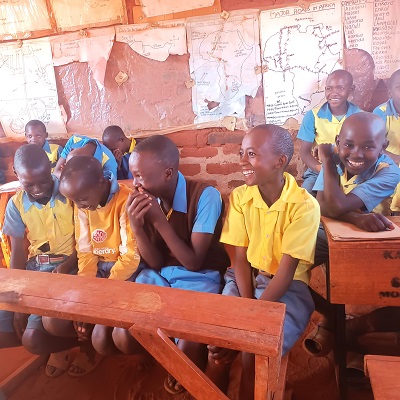 Health and Hygiene Training Participants at Kanyungu Primary School