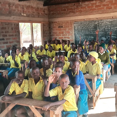 Health and Hygiene Training Participants at  Kaombe Primary SchoolHealth and Hygiene Training Participants at 