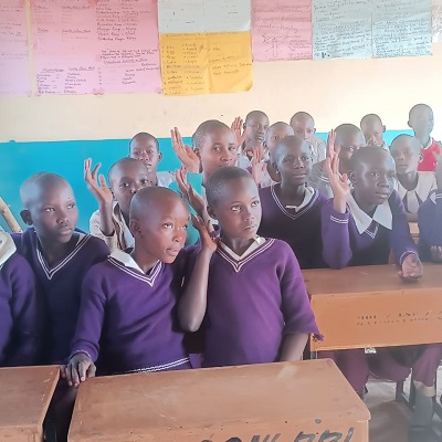 Health and Hygiene Training participants at Katooni Primary School