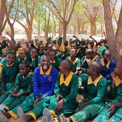 Health and Hygiene Training participants at Kaunguni Primary School