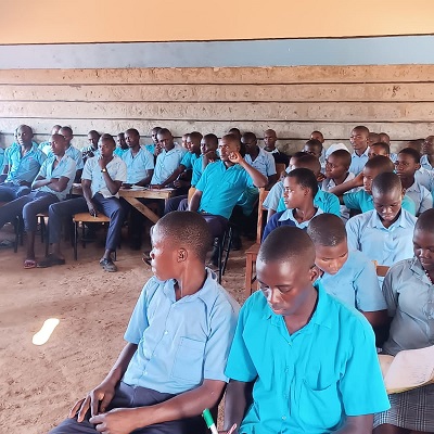 Health and Hygiene Training participants at Kaunguni Primary School