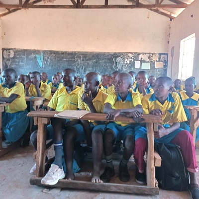 Health and Hygiene Training participants at Kyandi Primary School