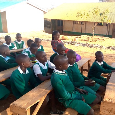 Health and Hygiene Training participants at  Kyandoa Primary Schoool