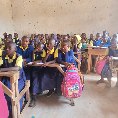 Health and Hygiene Training participants at Maongoa Primary School 