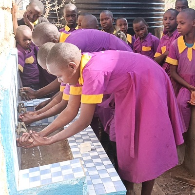 Health and Hygiene Training participants at Muono Primary School