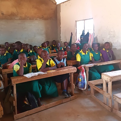 Health and Hygiene Training participants at Ndithi Primary School