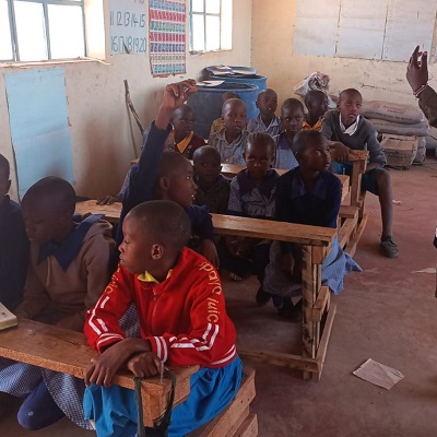 Health and Hygiene Training participants at Ndolongwe Primary School 