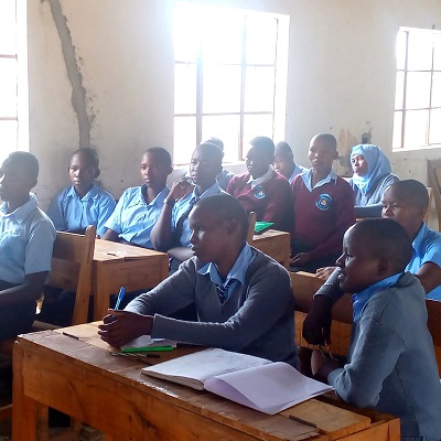 Health and Hygiene Training participants at Ngaani Secondary School 
