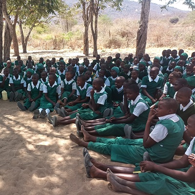 Health and Hygiene Training participants at Nyaanya Primary School