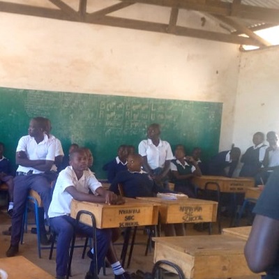 Health and Hygiene Training participants at Nyaanya Secondary School 
