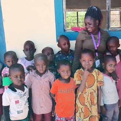 Health and Hygiene Training participants at Mbalyu ECDE 
