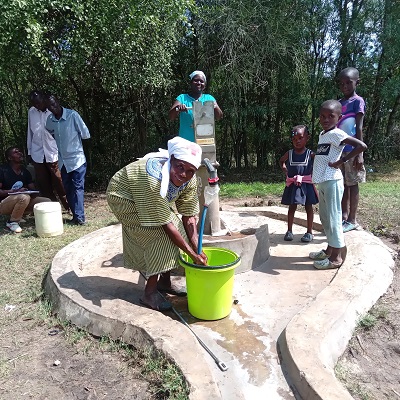 The pump now working after a successful repair 