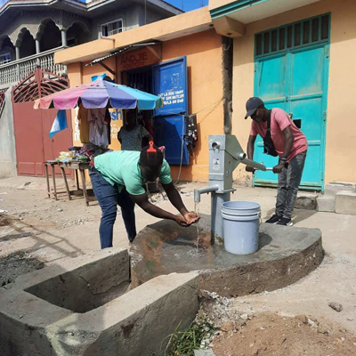 Newly Rehabilitated well 