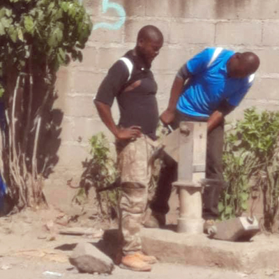 Taking broken well apart for repair