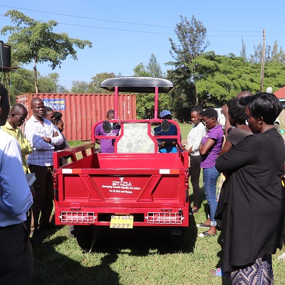 The motorbike has improved the NGO's  operations