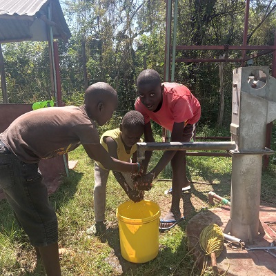 These children are happy to access clean water 