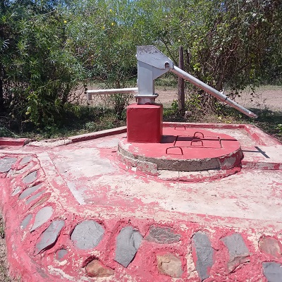 Kasaoke community hand-pump was not working for about  a month