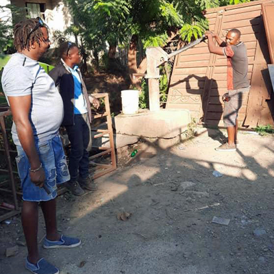 Repair completed, safe water flowing once again