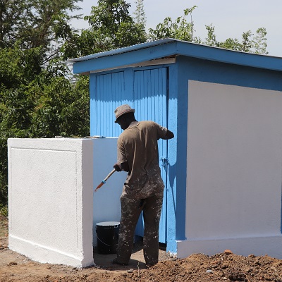 New latrine at Ori Bwanda ECD