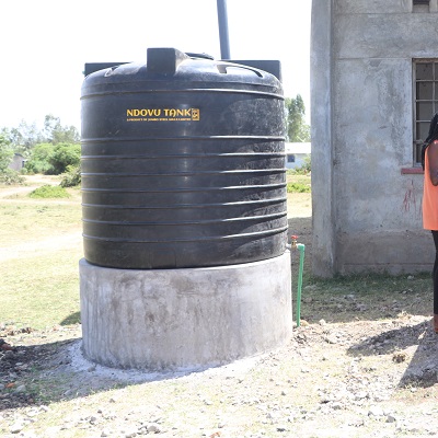  A new tank at Kakoth Community to provides clean drinking water 