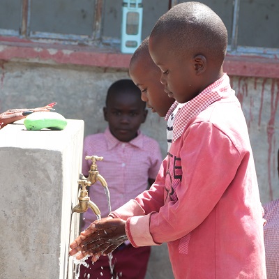 Clean flowing water improves hygiene amongst students 
