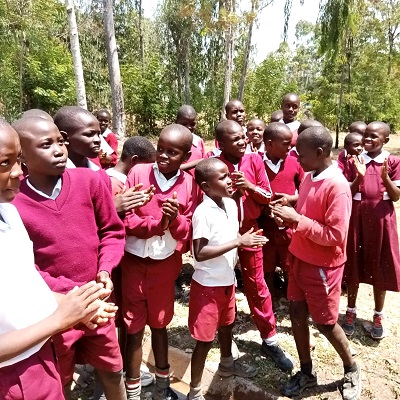 Students of Ofunyu Primary School