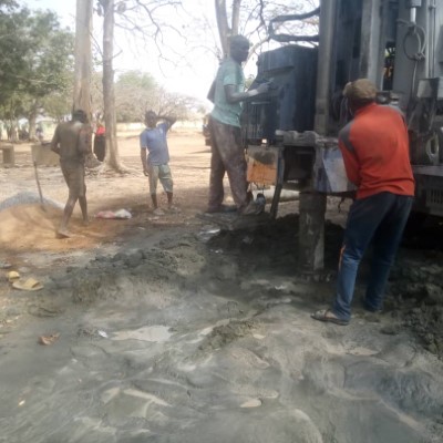 The drilling process 