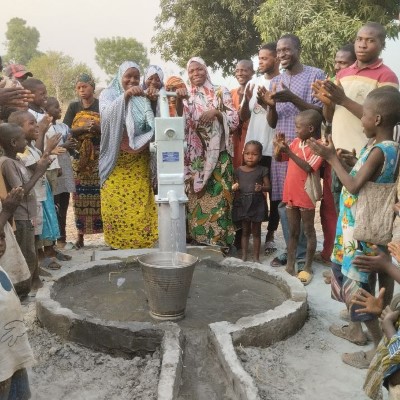 Happy residents at the new source 