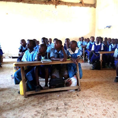 Health and Hygiene training participants at Arombo Primary School