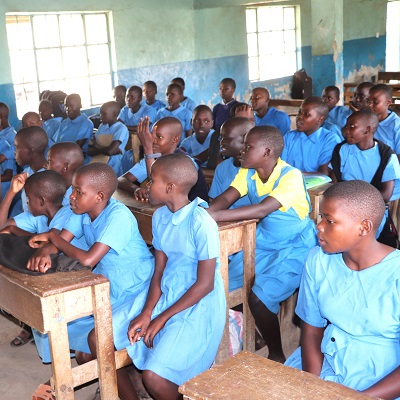 Health and Hygiene training participants at Bonde Kakoko Primary School