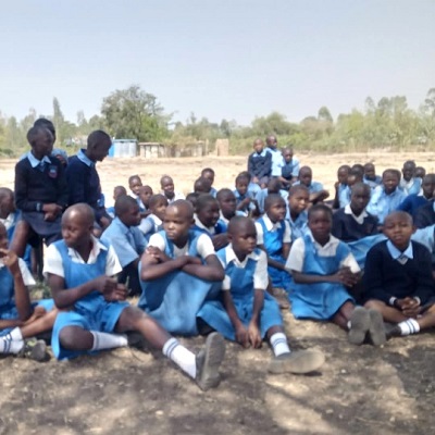 Health and Hygiene training participants at Karombe Primary School