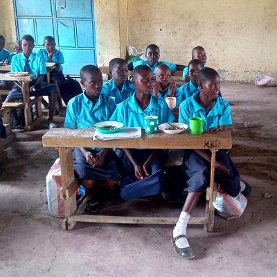 Health and Hygiene Training participants at Kibarwa Primary School