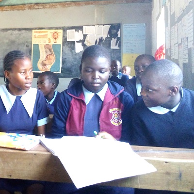 Health and Hygiene Training participants at Korowe Primary School