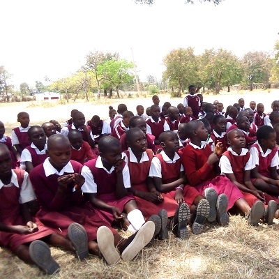 Health and Hygiene Training participants at Lela Primary School
