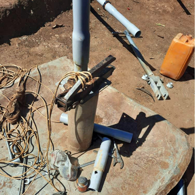 Major work done on pump