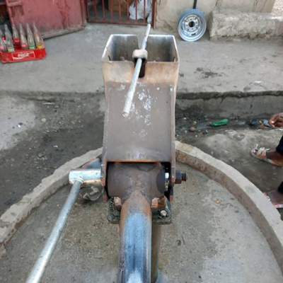 Pump repair on going
