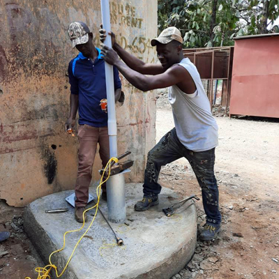 Planting the New Handpump