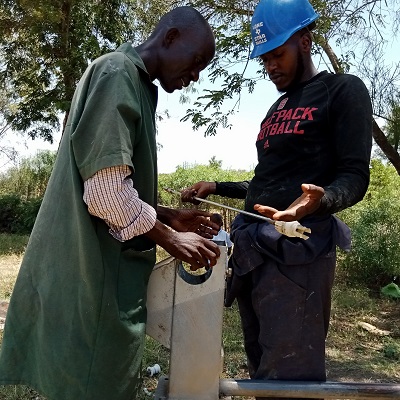 Hand-pump rehabilitation underway