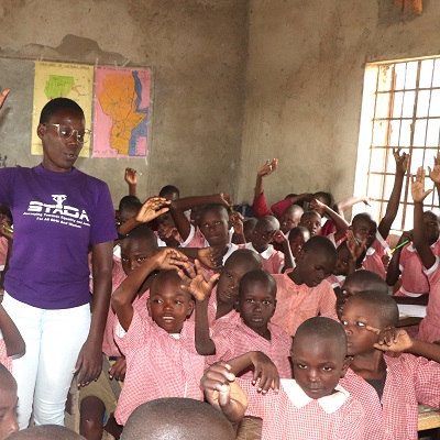Health and Hygiene training participants at Bungu Koraga Primary School