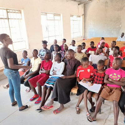 Health and Hygiene training participants at Christian Believers Church Community