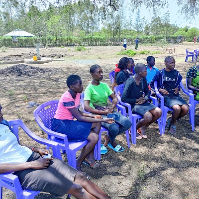 Health and Hygiene training participants at Nyangade community 