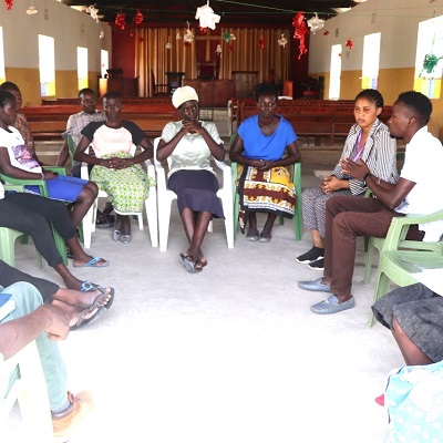 Health and Hygiene training participants at Oyola Ack community