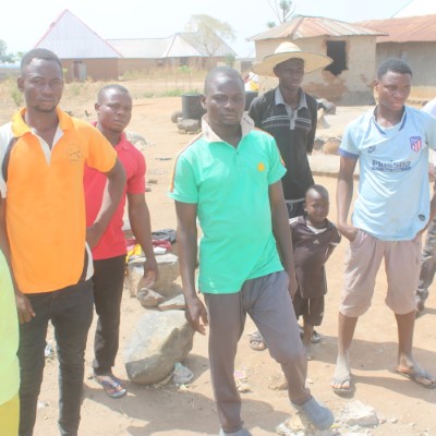 Youths from the community