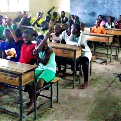 Health and Hygiene Training participants at Primary School