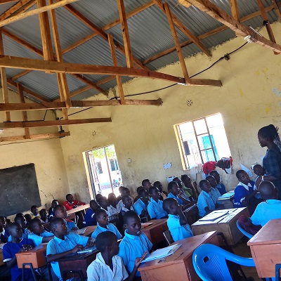 Health and Hygiene Training participants Bwanda Primary School