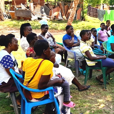 Health and Hygiene Training participants Ober Nyatoka Community